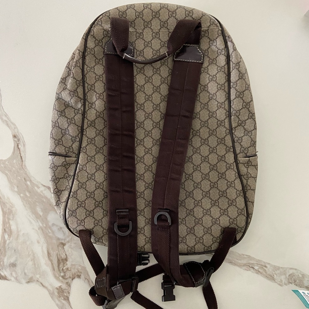 Gucci Backpack With Classic Pattern - image 2